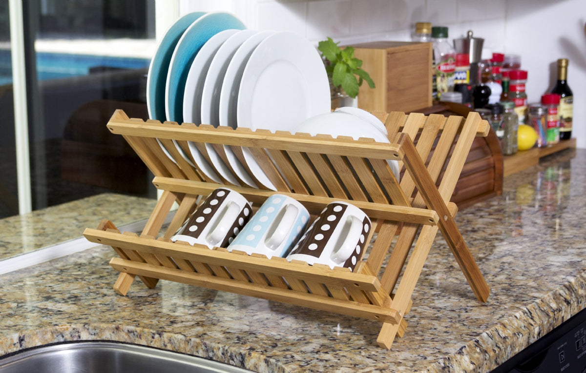 Bamboo Dishrack — KitchenKapers