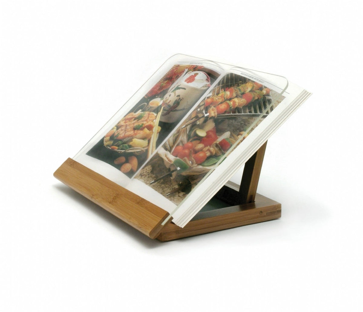 Bamboo Cookbook Holder — KitchenKapers, image size:1200x1032