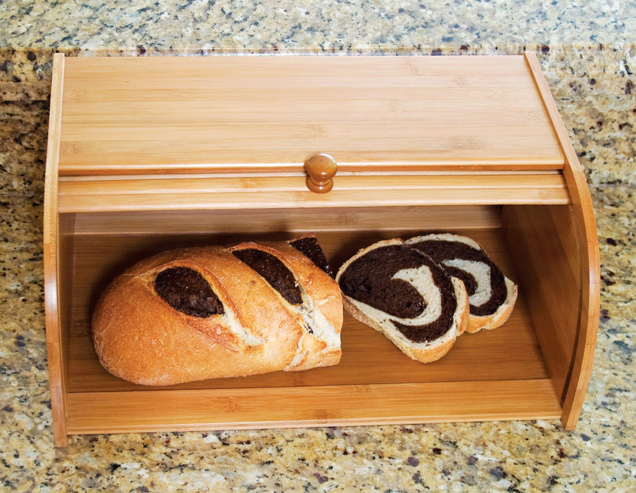 Lipper International Bamboo Rolltop Bread Box