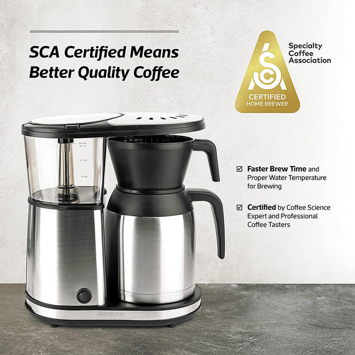 bonavita bv1900ts 8-cup coffee brewer Bonavita BV1900TS 8-Cup One-Touch Coffee Maker Featuring Thermal Carafe, Stainless Steel