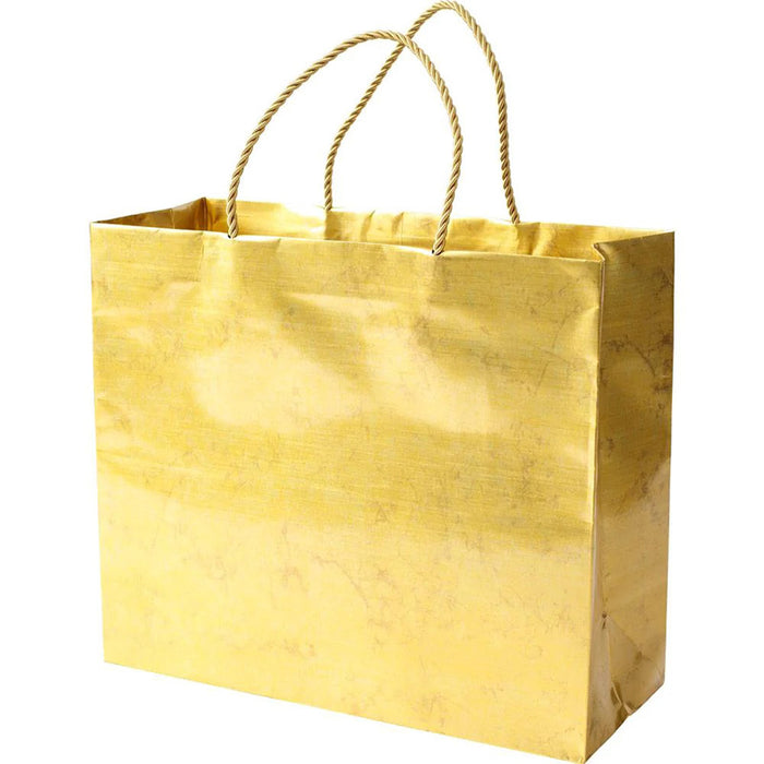 Caspari Antique Gold Gift Bag