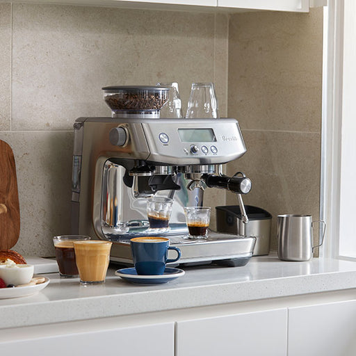 BrewRatio - Generous accessories kit that come with Breville- The Barista  Pro - BES878. - 54mm Full Stainless Steel Portafilter. - Single and Double  Wall Filter Baskets. - 480ml Stainless Steel Jug. 