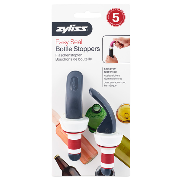 Zyliss Set of 2 Easy Seal Bottle Stoppers