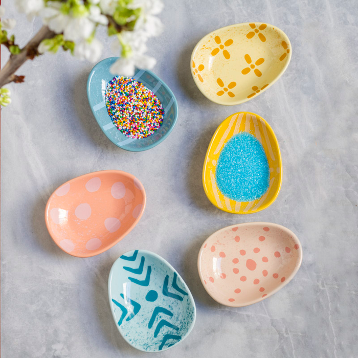 Now Designs Set of 6 Easter Egg Pinch Bowls