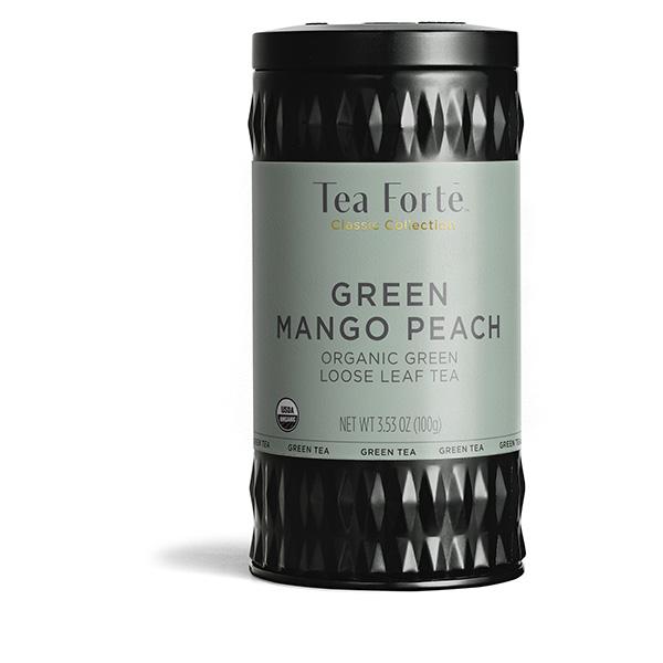 Tea Forte Green Mango Peach Loose Tea Canister