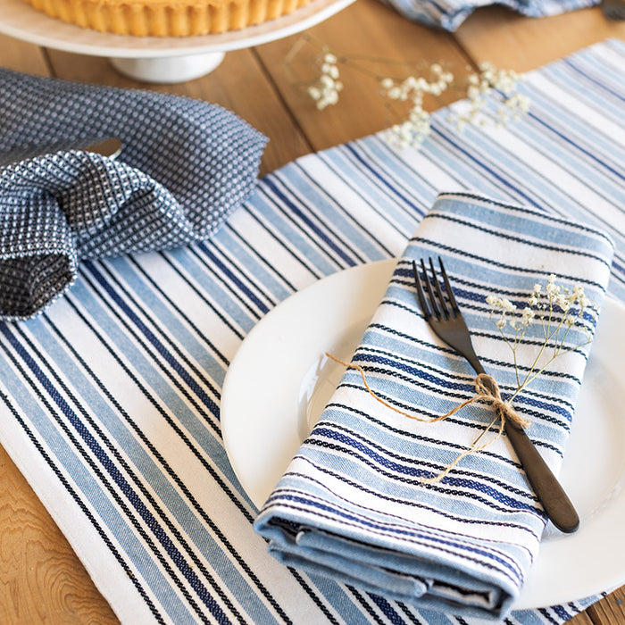 Set of 4 Second Spin Stripe Horizon Placemats
