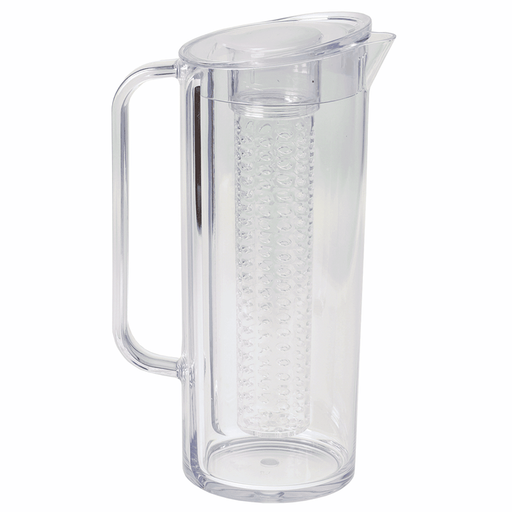  OGGI Acrylic Infusion Pitcher-Plastic Water Pitcher, Fruit Infuser  Water Pitcher Tea Infuser, Pitcher with Lid Clear : Home & Kitchen