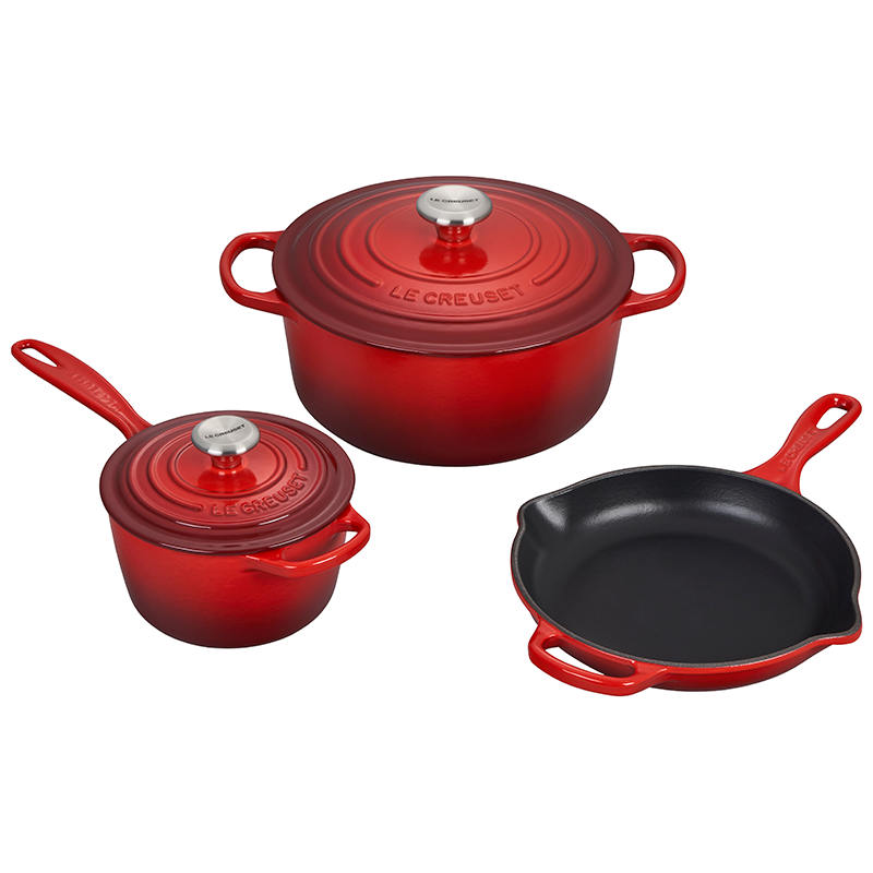 アップルパイLE CREUSET 15cm 5枚セット Le Creuset 5-Piece Signature Cookware Set — KitchenKapers