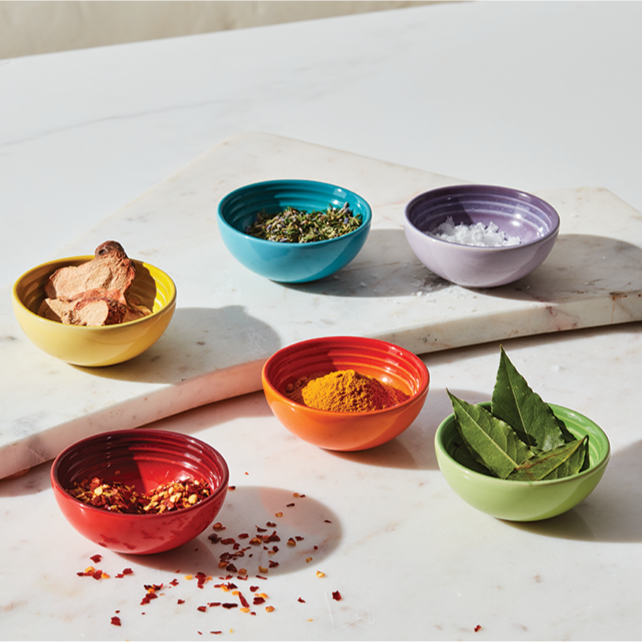 新品未使用】LE CREUSETレインボー シリアルボウル6個セット500ml 新品未使用】LE CREUSETレインボー シリアルボウル6個セット500ml