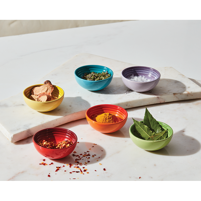 Le Creuset 6 Piece Multi-Color Pinch Bowl Set