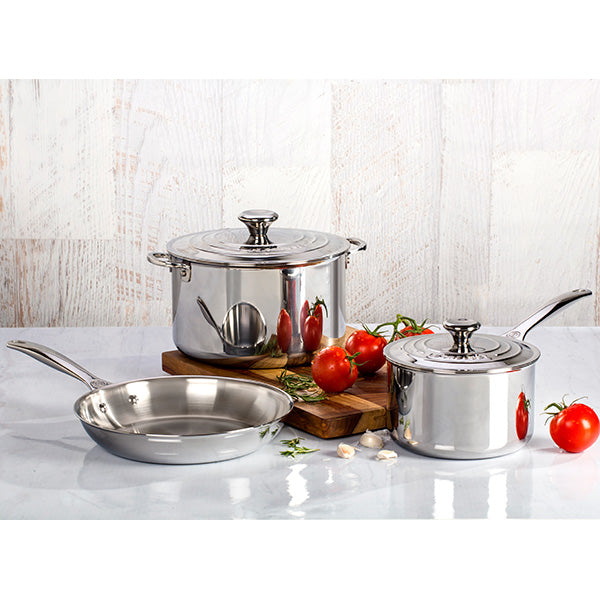 Le Creuset Stainless Steel 5 Piece Cookware Set