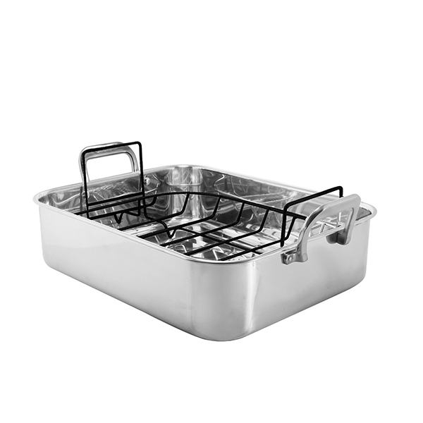 Chantal Stainless Steel Roasting Pan with Nonstick Rack