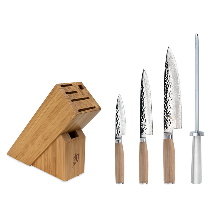 Shun Premier 5 Piece Starter Knife Block Set