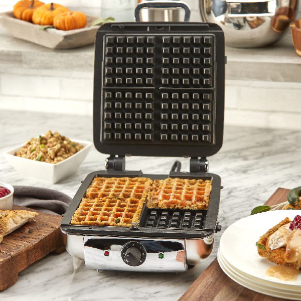 Liven Mini Waffle Maker, 3-in-1 Waffle Maker with Removable Non-Stick Plates, Compact Design, Easy to Clean, Perfect for Individuals, on The Go