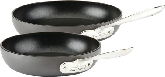 All-Clad HA1 Hard Anodized Nonstick 8" & 10" Fry Pan Set