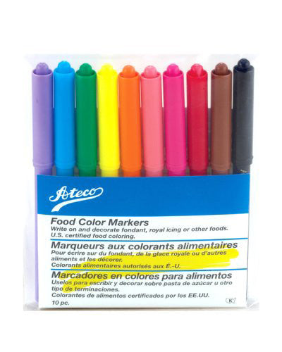 Ateco Set of 10 Food Coloring Markers