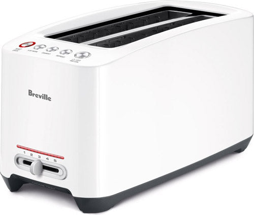 Breville Lift & Look 4 Slice Long Slot Toaster White