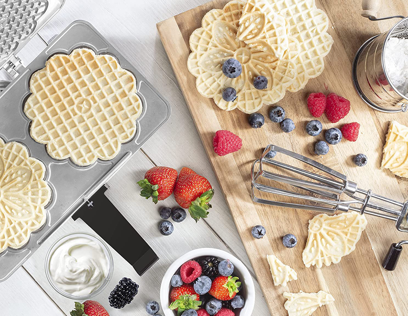 Commercial Pizzelle MakerItalian Waffle Cookies Making Machine