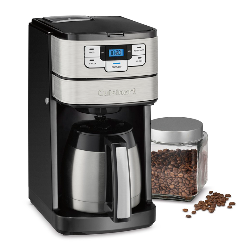 Cuisinart 2-IN-1 Center Combo Brewer Coffee Maker, Black Stainless