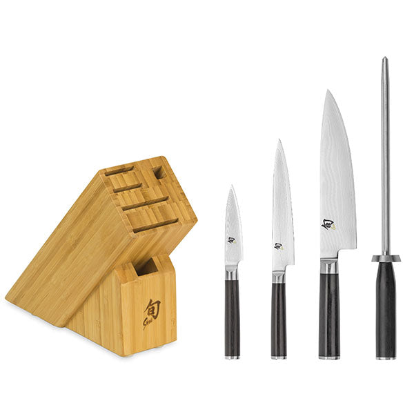 Shun Classic 5 Piece Knife Block Set