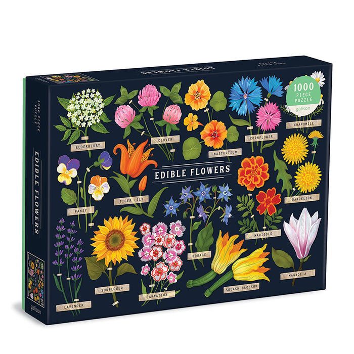Edible Flower 1000 Piece Jigsaw Puzzle
