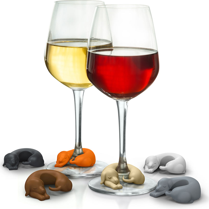 dog wine glass Winer Dogs Drink Markers