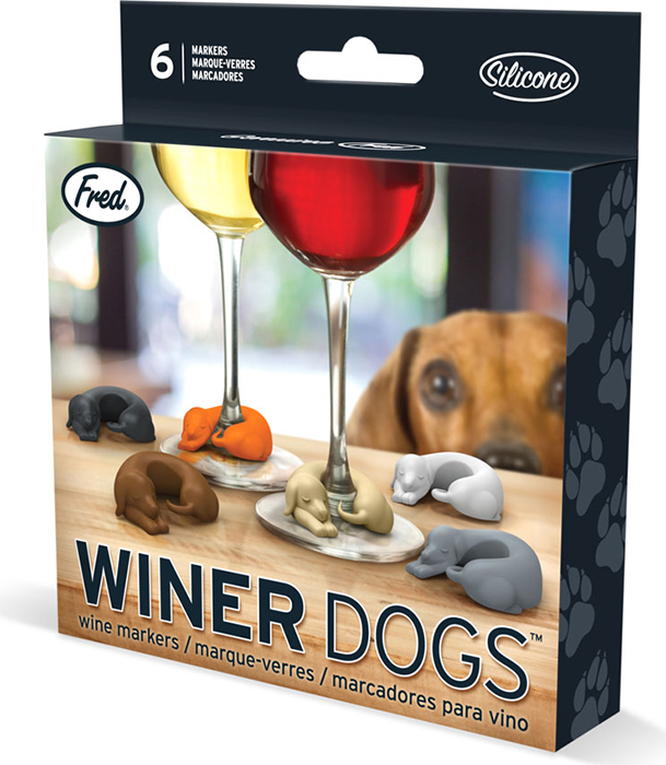 Fred & Friends Winer-Dog Wine Charms