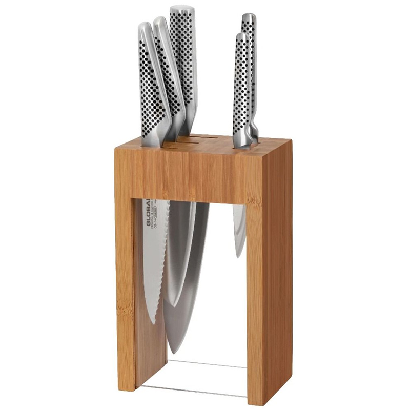 Global Osaka 6 Piece Knife Block Set — KitchenKapers
