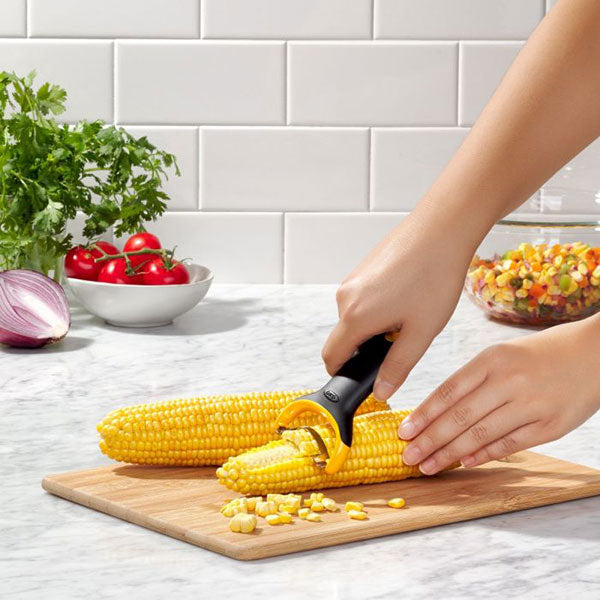 This easy-to use, stainless steel OXO corn peeler is the perfect tool for  your kitchen 🌽  By Duluth Kitchen Company