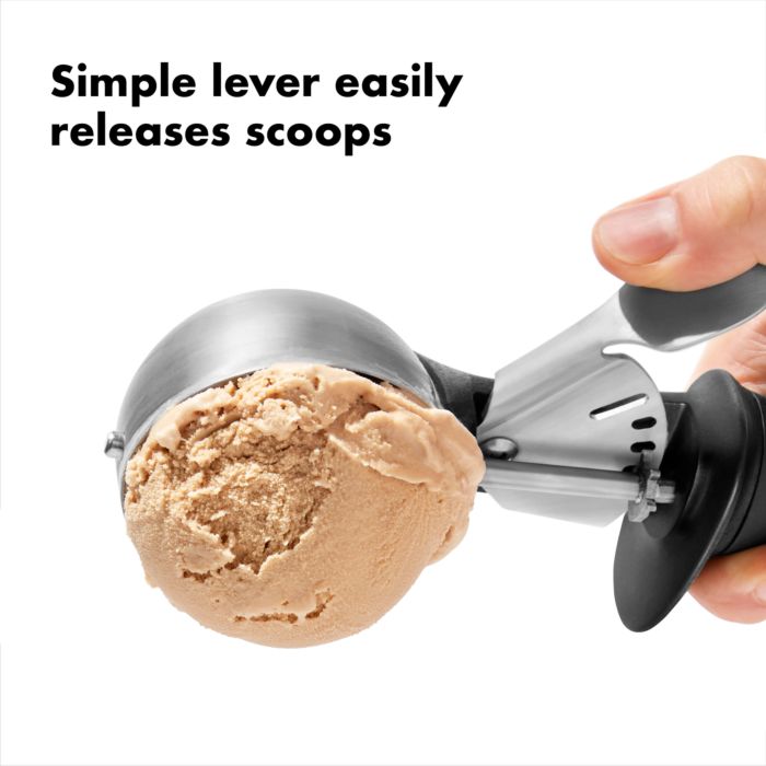 OXO Trigger Swipe Ice Cream Scoop — KitchenKapers
