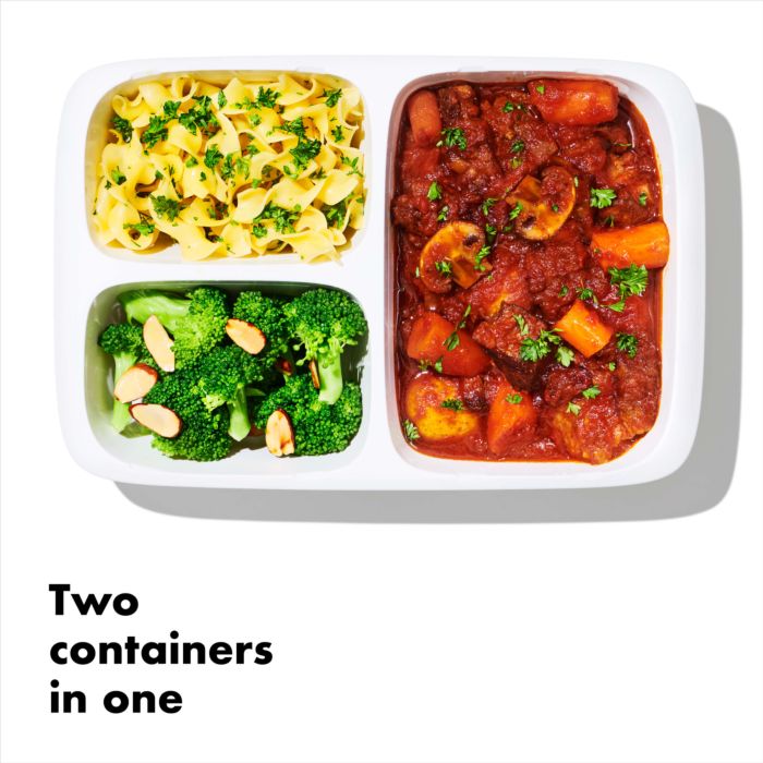 OXO Prep & Go 4.1-Cup Divided Container