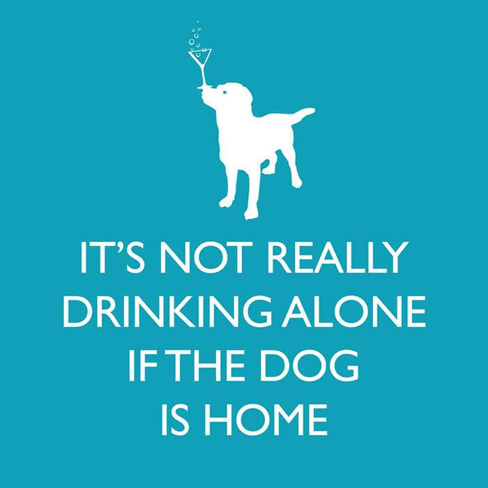 If the Dog is Home Paper Beverage Napkins