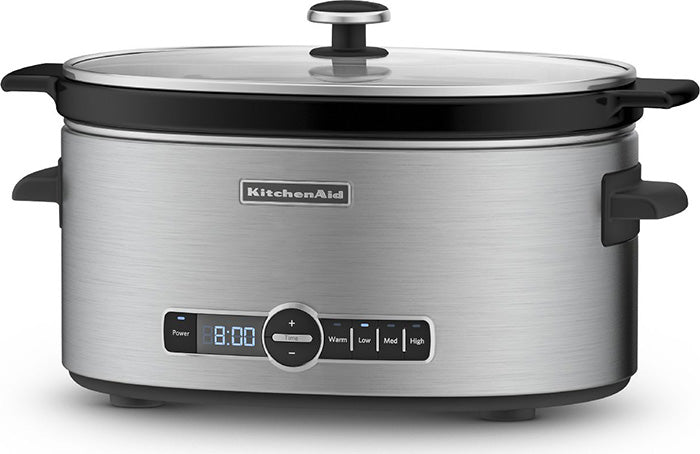 KSC6223SS by KitchenAid - 6-Quart Slow Cooker with Solid Glass Lid