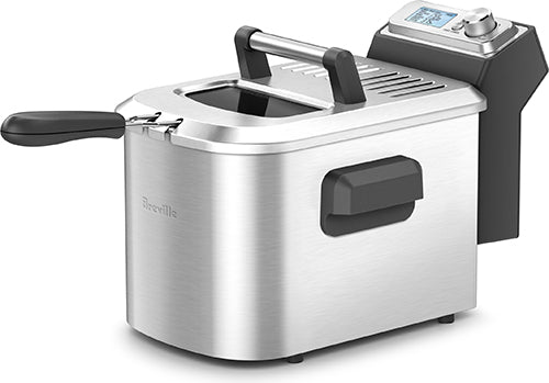 All-Clad Pro Stainless Steel Deep Fryer with Digital Timer and Adjustable  Temperature