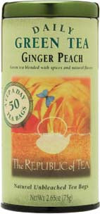 Republic of Tea Ginger Peach Green Tea
