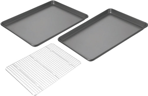 Nonstick Baking Sheet Tray Set of 3 - These Cookie Sheet Pans are