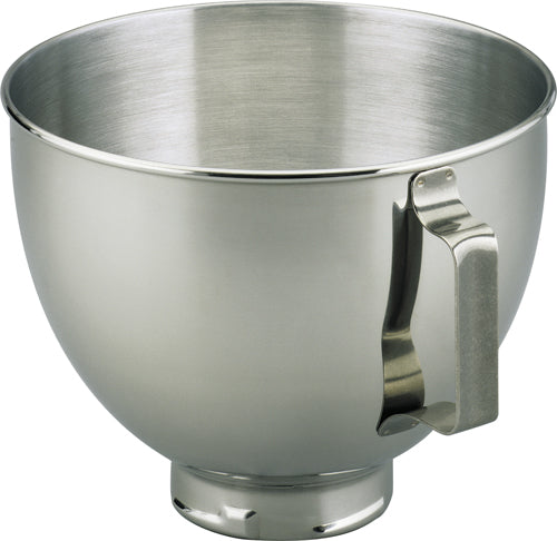 4.5 Quart Polished Stainless Steel Bowl with Handle