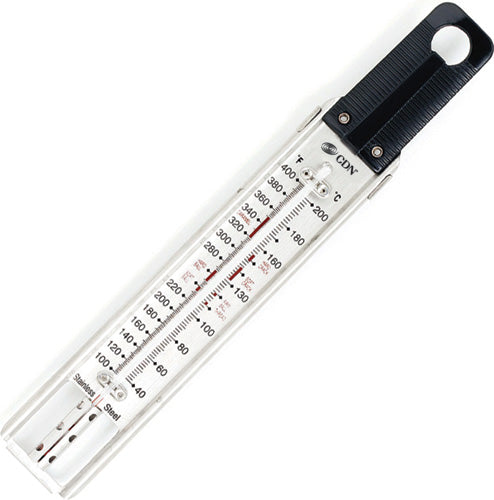 CDN TCG400 Candy & Deep Fry Ruler Thermometer