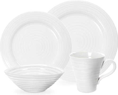 Sophie Conran for Portmeirion 4 Piece White Placesetting Set