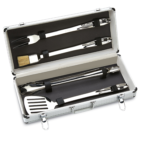 All-Clad 4 Piece BBQ Tool Set with Case