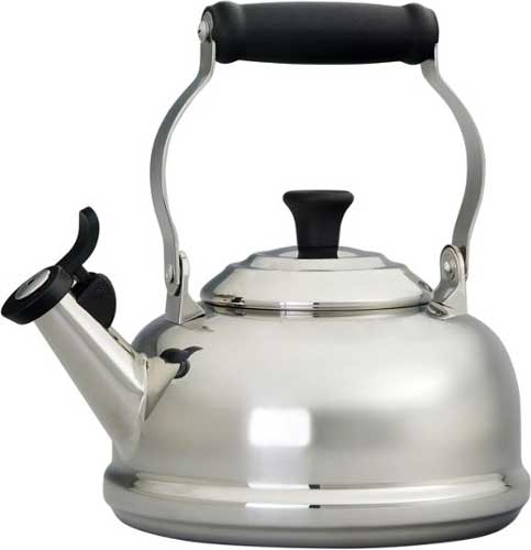 OXO Brew 1.7 Quart Classic Tea Kettle Brushed Stainless Steel