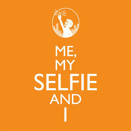 Me, My Selfie And I Paper Beverage Napkins — KitchenKapers