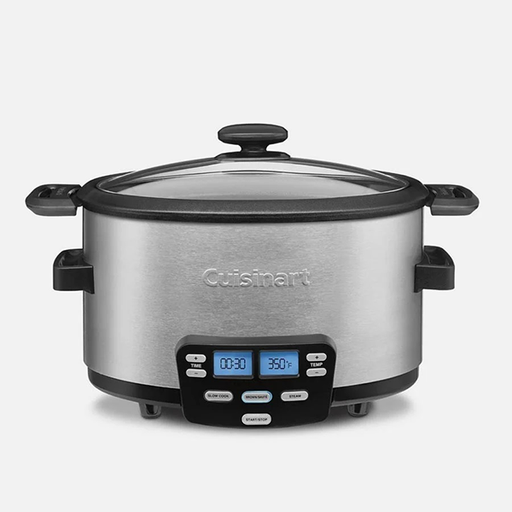 Cuisinart 3.5-Quart Stainless Steel Oval Slow Cooker in the Slow