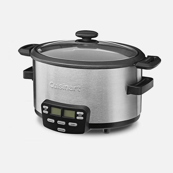 Crock-pot 4 Quart Digital Count Down Food Slow Cooker Kitchen Appliance, Black