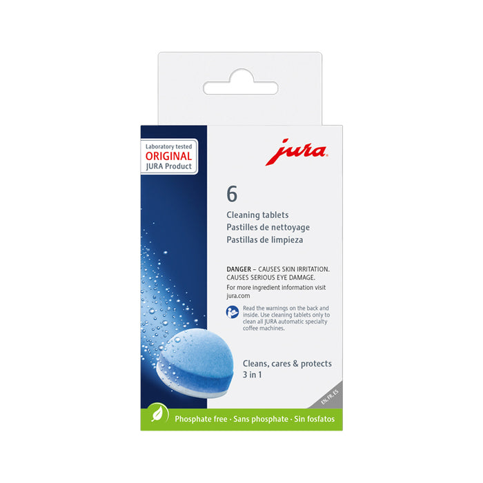 Jura 3-Phase Cleaning Tablets Pack of 6