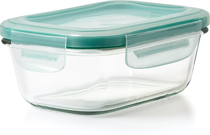 OXO Good Grips Smart Seal Container 4 Piece Mini Square Glass Set