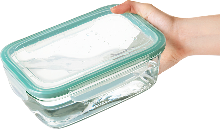 OXO Good Grips 8-Cup Rectangle Glass Container, Clear