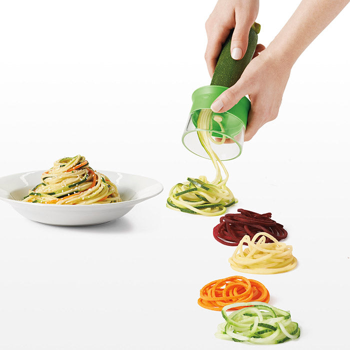 Manual Press Noodle And Pasta Tool Stainless Steel Handheld Noodle Maker  For Kitchen Tool With 5 Blade Knife Easy Operation