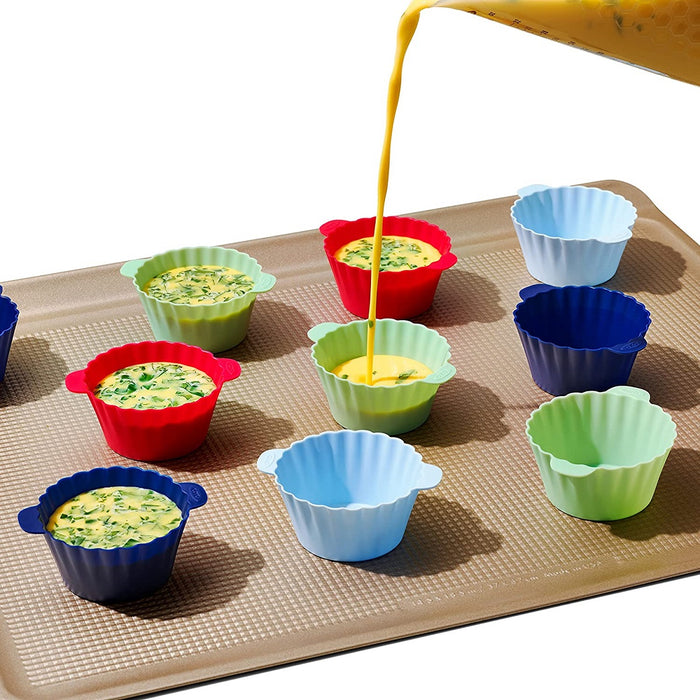 OXO Set of 12 Silicone Baking Cups