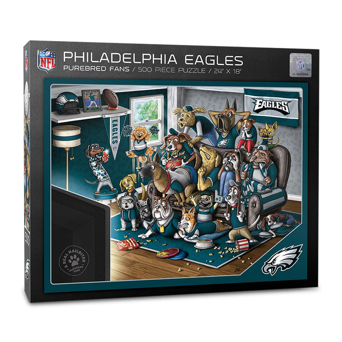 You The Fan Eagles Purebred Fan 500 Piece Jigsaw Puzzle